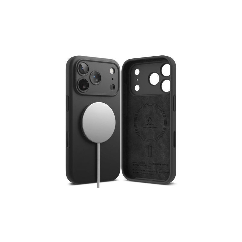 Ringke iPhone 17 Pro Max Case Silicone Magnetic Black