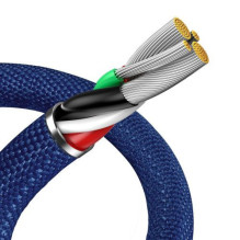 Baseus Lightning Crystal Shine Cable Series Fast Charging Data Cable 2.4A 1.2m Blue (CAJY000003) Baseus Lightning Crystal Shine Cable Series Fast Charging Data Cable 2.4A 1.2m Blue (CAJY000003)