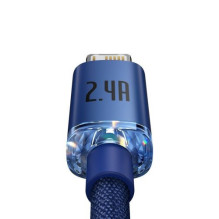 Baseus Lightning Crystal Shine Cable Series Fast Charging Data Cable 2.4A 1.2m Blue (CAJY000003) Baseus Lightning Crystal Shine Cable Series Fast Charging Data Cable 2.4A 1.2m Blue (CAJY000003)