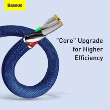 Baseus Lightning Crystal Shine Cable Series Fast Charging Data Cable 2.4A 1.2m Blue (CAJY000003)