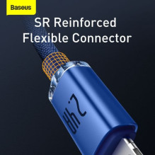 Baseus Lightning Crystal Shine Cable Series Fast Charging Data Cable 2.4A 1.2m Blue (CAJY000003) Baseus Lightning Crystal Shine Cable Series Fast Charging Data Cable 2.4A 1.2m Blue (CAJY000003)