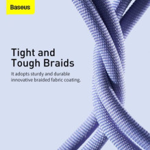 Baseus Lightning Crystal Shine Cable Series Fast Charging Data Cable 2.4A 2m Purple (CAJY000105) Baseus Lightning Crystal Shine Cable Series Fast Charging Data Cable 2.4A 2m Purple (CAJY000105)