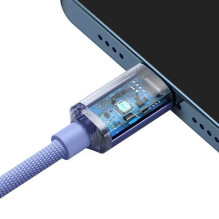 Baseus Type-C - Lightning cable, Crystal Shine Series Fast Charging Data Cable 20W 1.2m Purple (CAJY000205) Baseus Type-C - Lightning cable, Crystal Shine Series Fast Charging Data Cable 20W 1.2m Purple (CAJY000205)