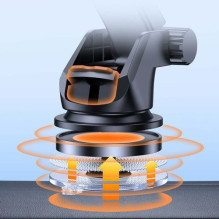 Joyroom Car Mount Clamp Holder 360 Rotation (Dashboard Version) 4.7-6.7 inch, Black (JR-ZS283) Joyroom Car Mount Clamp Holder 360 Rotation (Dashboard Version) 4.7-6.7 inch, Black (JR-ZS283)