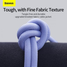Baseus Type-C - Lightning cable, Crystal Shine Series Fast Charging Data Cable 20W 1.2m Purple (CAJY000205) Baseus Type-C - Lightning cable, Crystal Shine Series Fast Charging Data Cable 20W 1.2m Purple (CAJY000205)