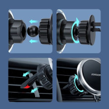 Joyroom Car Mount Wireless Charger MagSafe (Air Outlet Version) 15W, Black (JR-ZS291)