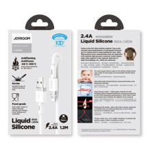 Joyroom Lightning - USB Cable 2.4A, 1.2m, White (S-1224N2) Joyroom Lightning - USB Cable 2.4A, 1.2m, White (S-1224N2)