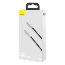 Baseus Type-C - Lightning Cafule Series Metal data cable PD 20W 1m Black (CATLJK-A01) Baseus Type-C - Lightning Cafule Series Metal data cable PD 20W 1m Black (CATLJK-A01)