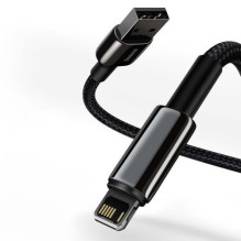 Baseus Lightning Tungsten series cable 2.4A, 1m Black (CALWJ-01) Baseus Lightning Tungsten series cable 2.4A, 1m Black (CALWJ-01)