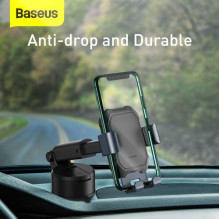 Baseus Car Mount Tank Gravity Phone holder with suction base Tarnish Black (SUYL-TK01) Baseus Car Mount Tank Gravity Phone holder with suction base Tarnish Black (SUYL-TK01)