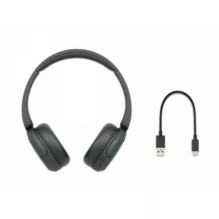 Sony WH-CH520 Bluetooth On-Ear Headphones BT 5.2, Black EU