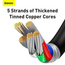 Baseus Type-C - Lightning Superior Series fast charging data cable, PD 20W, 1m, Black (CATLYS-A01) Baseus Type-C - Lightning Superior Series fast charging data cable, PD 20W, 1m, Black (CATLYS-A01)