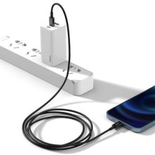 Baseus Type-C - Lightning Superior Series fast charging data cable, PD 20W, 1m, Black (CATLYS-A01) Baseus Type-C - Lightning Superior Series fast charging data cable, PD 20W, 1m, Black (CATLYS-A01)