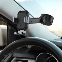 Baseus Car Mount Tank Gravity Phone holder with suction base Tarnish Black (SUYL-TK01) Baseus Car Mount Tank Gravity Phone holder with suction base Tarnish Black (SUYL-TK01)