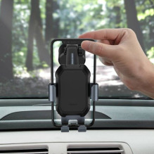 Baseus Car Mount Tank Gravity Phone holder with suction base Tarnish Black (SUYL-TK01) Baseus Car Mount Tank Gravity Phone holder with suction base Tarnish Black (SUYL-TK01)