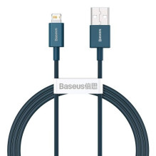 Baseus Lightning Superior Series cable, Fast Charging, Data 2.4A, 1m Blue (CALYS-A03) Baseus Lightning Superior Series cable, Fast Charging, Data 2.4A, 1m Blue (CALYS-A03)
