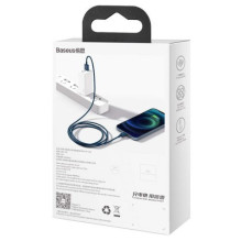 Baseus Lightning Superior Series cable, Fast Charging, Data 2.4A, 1m Blue (CALYS-A03)