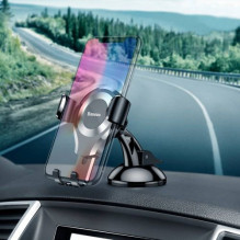Baseus Car Mount Osculum Type Gravity Black / Silver (SUYL-XP0S) Baseus Car Mount Osculum Type Gravity Black / Silver (SUYL-XP0S)