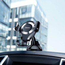 Baseus Car Mount Osculum Type Gravity Black / Silver (SUYL-XP0S) Baseus Car Mount Osculum Type Gravity Black / Silver (SUYL-XP0S)