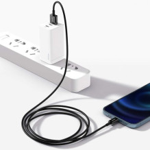 Baseus Lightning Superior Series cable, Fast Charging, Data 2.4A, 2m Black (CALYS-C01)