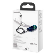 Baseus Lightning Superior Series cable, Fast Charging, Data 2.4A, 2m Black (CALYS-C01)