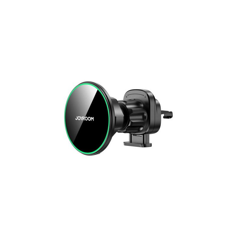Joyroom Car Mount Magnetic Wireless Charger (Air Outlet Version) 4.7 - 6.8 inch, PD 15W, Qi2, Black (JR-ZS412)