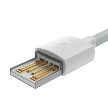 Baseus Lightning Simple Wisdom cable (2pcs / set) 2.4A 1.5m White (TZCALZJ-02)