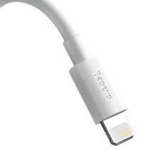 Baseus Lightning Simple Wisdom cable (2pcs / set) 2.4A 1.5m White (TZCALZJ-02) Baseus Lightning Simple Wisdom cable (2pcs / set) 2.4A 1.5m White (TZCALZJ-02)