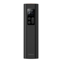 Baseus Car Tool Super Mini Inflator Tyre Pump 15sec Fast Inflation, 4 Tires in 25 Minutes, Black (CRCQ000001)