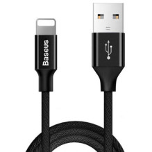 Baseus Lightning Yiven Apple Cable 2A 1.8m Black (CALYW-A01) Baseus Lightning Yiven Apple Cable 2A 1.8m Black (CALYW-A01)
