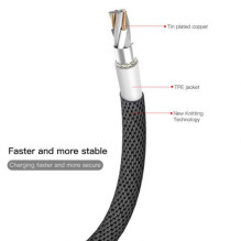 Baseus Lightning Yiven Apple Cable 2A 1.8m Black (CALYW-A01) Baseus Lightning Yiven Apple Cable 2A 1.8m Black (CALYW-A01)