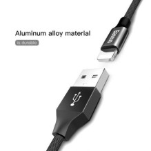Baseus Lightning Yiven Apple Cable 2A 1.8m Black (CALYW-A01) Baseus Lightning Yiven Apple Cable 2A 1.8m Black (CALYW-A01)