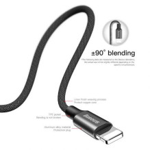 Baseus Lightning Yiven Apple Cable 2A 1.8m Black (CALYW-A01) Baseus Lightning Yiven Apple Cable 2A 1.8m Black (CALYW-A01)