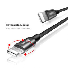 Baseus Lightning Yiven Apple Cable 2A 1.8m Black (CALYW-A01) Baseus Lightning Yiven Apple Cable 2A 1.8m Black (CALYW-A01)