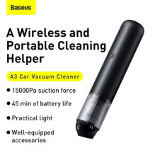 Baseus Car Tool Vacuum Cleaner A3, Suction 15000Pa, 135W, Tarnish (CRXCQA3-0A) Baseus Car Tool Vacuum Cleaner A3, Suction 15000Pa, 135W, Tarnish (CRXCQA3-0A)