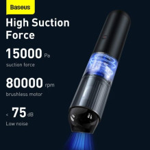 Baseus Car Tool Vacuum Cleaner A3, Suction 15000Pa, 135W, Tarnish (CRXCQA3-0A) Baseus Car Tool Vacuum Cleaner A3, Suction 15000Pa, 135W, Tarnish (CRXCQA3-0A)