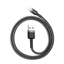Baseus Lightning Cafule Cable 2.4A 0.5m Gray + Black (CALKLF-AG1) Baseus Lightning Cafule Cable 2.4A 0.5m Gray + Black (CALKLF-AG1)