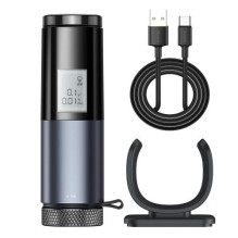 Baseus Car Tool Alcohol Breathalyser Breathless Series, PD 5V (with USB - Type-C 1m cable), Black (CRCX-01)