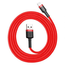 Baseus Lightning Cafule Cable 2.4A 1m Red + Red (CALKLF-B09) Baseus Lightning Cafule Cable 2.4A 1m Red + Red (CALKLF-B09)