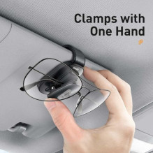 Baseus Car Tool Platinum Vehicle eyewear clip (Clamping type) Black (ACYJN-B01) Baseus Car Tool Platinum Vehicle eyewear clip (Clamping type) Black (ACYJN-B01)