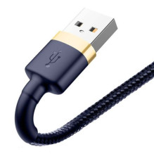 Baseus Lightning Cafule Cable QC 3.0, 1.5A, 2m Blue (CALKLF-CV3) Baseus Lightning Cafule Cable QC 3.0, 1.5A, 2m Blue (CALKLF-CV3)