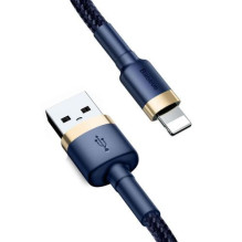 Baseus Lightning Cafule Cable QC 3.0, 1.5A, 2m Blue (CALKLF-CV3) Baseus Lightning Cafule Cable QC 3.0, 1.5A, 2m Blue (CALKLF-CV3)