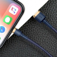 Baseus Lightning Cafule Cable QC 3.0, 1.5A, 2m Blue (CALKLF-CV3) Baseus Lightning Cafule Cable QC 3.0, 1.5A, 2m Blue (CALKLF-CV3)