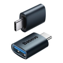 Baseus Converter Ingenuity Series Mini OTG Adaptor USB-A 3.1 Female to Type-C Male Blue (ZJJQ000003) Baseus Converter Ingenuity Series Mini OTG Adaptor USB-A 3.1 Female to Type-C Male Blue (ZJJQ000003)