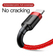 Baseus Lightning Cafule Cable 2A, 3m Red / Black (CALKLF-R09) Baseus Lightning Cafule Cable 2A, 3m Red / Black (CALKLF-R09)