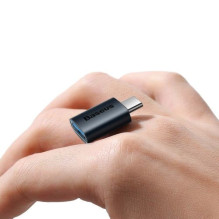 Baseus Converter Ingenuity Series Mini OTG Adaptor USB-A 3.1 Female to Type-C Male Blue (ZJJQ000003) Baseus Converter Ingenuity Series Mini OTG Adaptor USB-A 3.1 Female to Type-C Male Blue (ZJJQ000003)