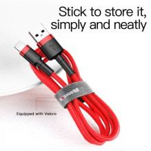 Baseus Lightning Cafule Cable 2A, 3m Red / Black (CALKLF-R09) Baseus Lightning Cafule Cable 2A, 3m Red / Black (CALKLF-R09)