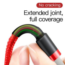 Baseus Lightning Cafule Cable 2A, 3m Red / Black (CALKLF-R09) Baseus Lightning Cafule Cable 2A, 3m Red / Black (CALKLF-R09)