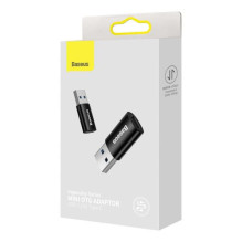Baseus Converter Ingenuity Series Mini OTG Adaptor USB-A 3.1 Male to Type-C Female Black (ZJJQ000101) Baseus Converter Ingenuity Series Mini OTG Adaptor USB-A 3.1 Male to Type-C Female Black (ZJJQ000101)
