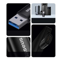 Baseus Converter Ingenuity Series Mini OTG Adaptor USB-A 3.1 Male to Type-C Female Black (ZJJQ000101) Baseus Converter Ingenuity Series Mini OTG Adaptor USB-A 3.1 Male to Type-C Female Black (ZJJQ000101)